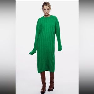 Zara Ribbed Knit Dress